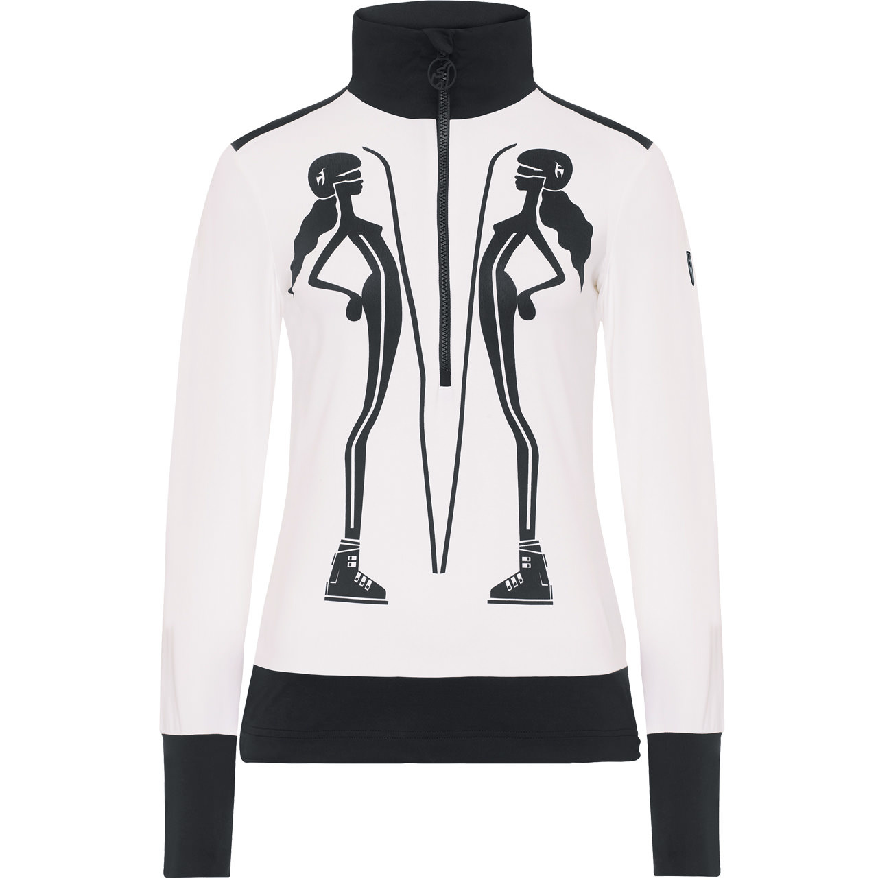 Toni Sailer Damen Skishirt MARYLOU black - 42