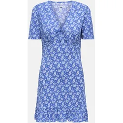 Kurzes Sommer-Kleid Blau M