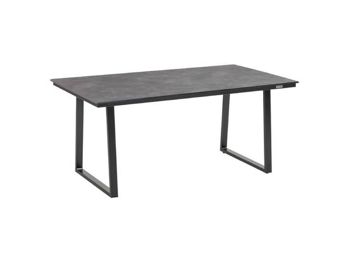Kettler Skate Low Dining Gartentisch 160x95cm Aluminium/HPL Dunkelgrau