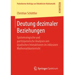 Deutung dezimaler Beziehungen, Schulbücher von Christian Schöttler