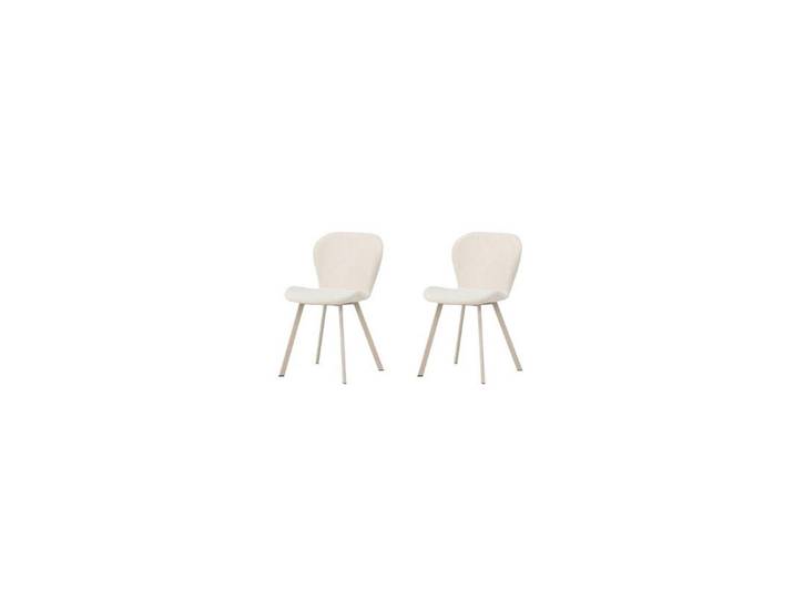 Livetastic Stuhl, Beige, Metall, zylindrisch, 46x80x54 cm, Esszimmer, Stühle, Esszimmerstühle, Vierfußstühle