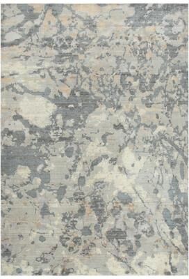 Alora Decor Essential Grey, Ivory, and Tan Abstract Wool Blend Rug