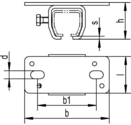 Deckenbefestigungsmuffe -02 502 f. Pro 500 ZN Deckenmontage HELM ; Woelm (050220)