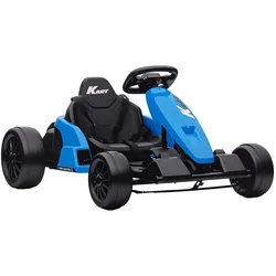 AIYAPLAY Kinder Elektro Gokart 24 V 6-18km/h Drift Kart mit Driftmodus Verstellbarer Sitz