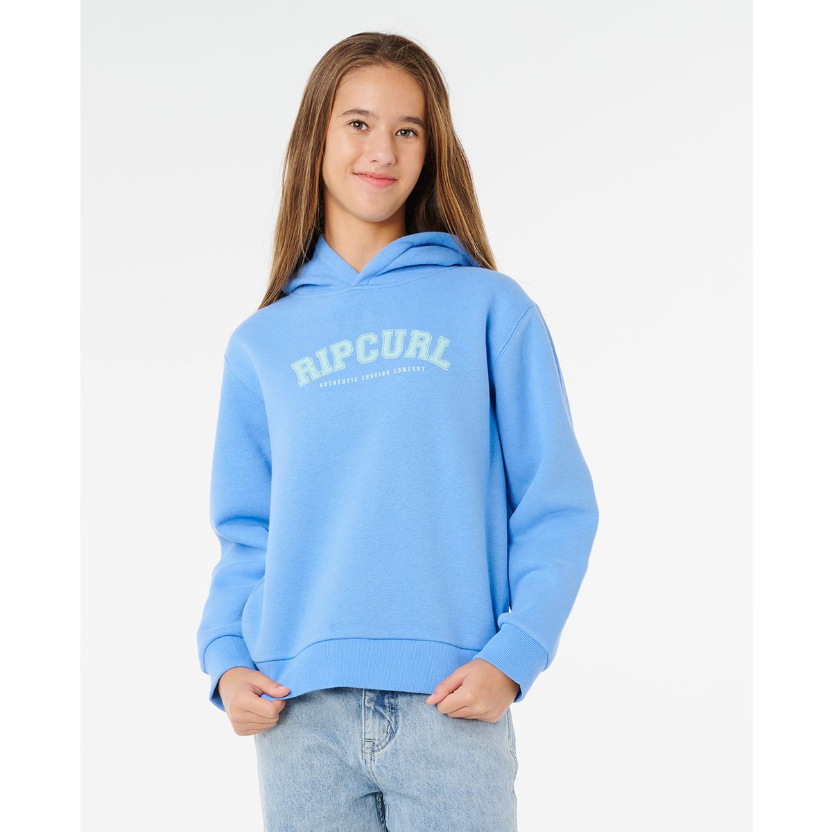 RipCurl Staple Varisty Hood -girl cornflower blue (2404) 8 03PGFL-2404-8