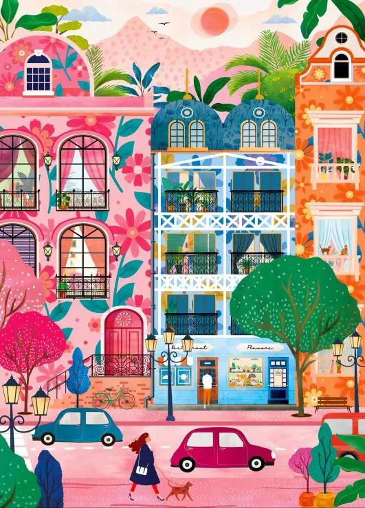Pieces & Peace Puzzel Flower Power - 1000 stukjes