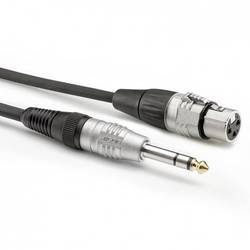 Sommer Cable HBP-XF6S-0060 Audio Adapterkabel [1x Klinkenstecker 6.3 mm (stereo) - 1x XLR-Buchse 3 polig] 0.60 m Schwarz