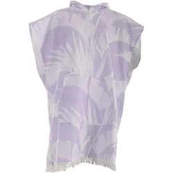 OCEAN EARTH LADIES HOODED ZIP Poncho 2025 violet
