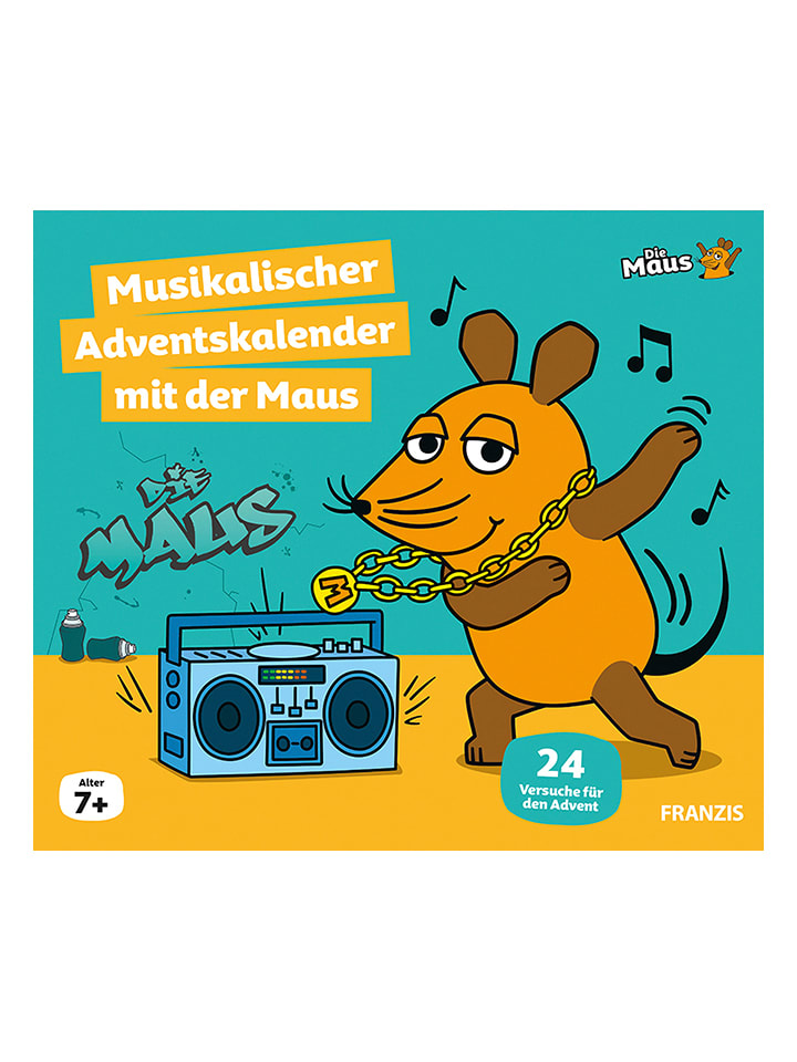 FRANZIS Adventskalender "Musikalischer Adventskalender mit der Maus" - ab 7 Jahren - onesize