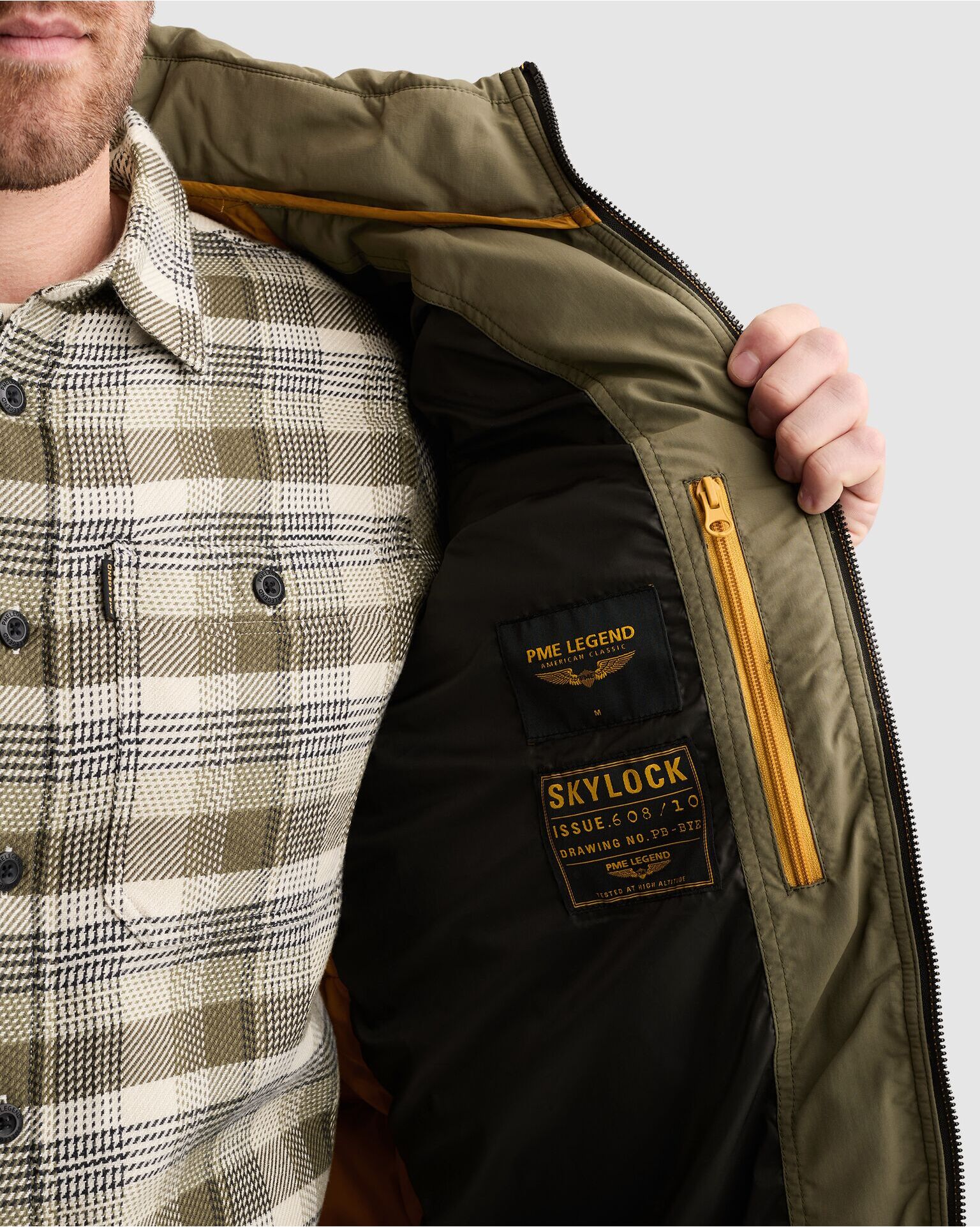 Outdoorjacke PME LEGEND, Herren, Gr. XXL, grün (kalamata), Web, Obermaterial: 100% Nylon, unifarben, Jacken Outdoorjacke, wasserabweisend, mit horizontaler Steppung