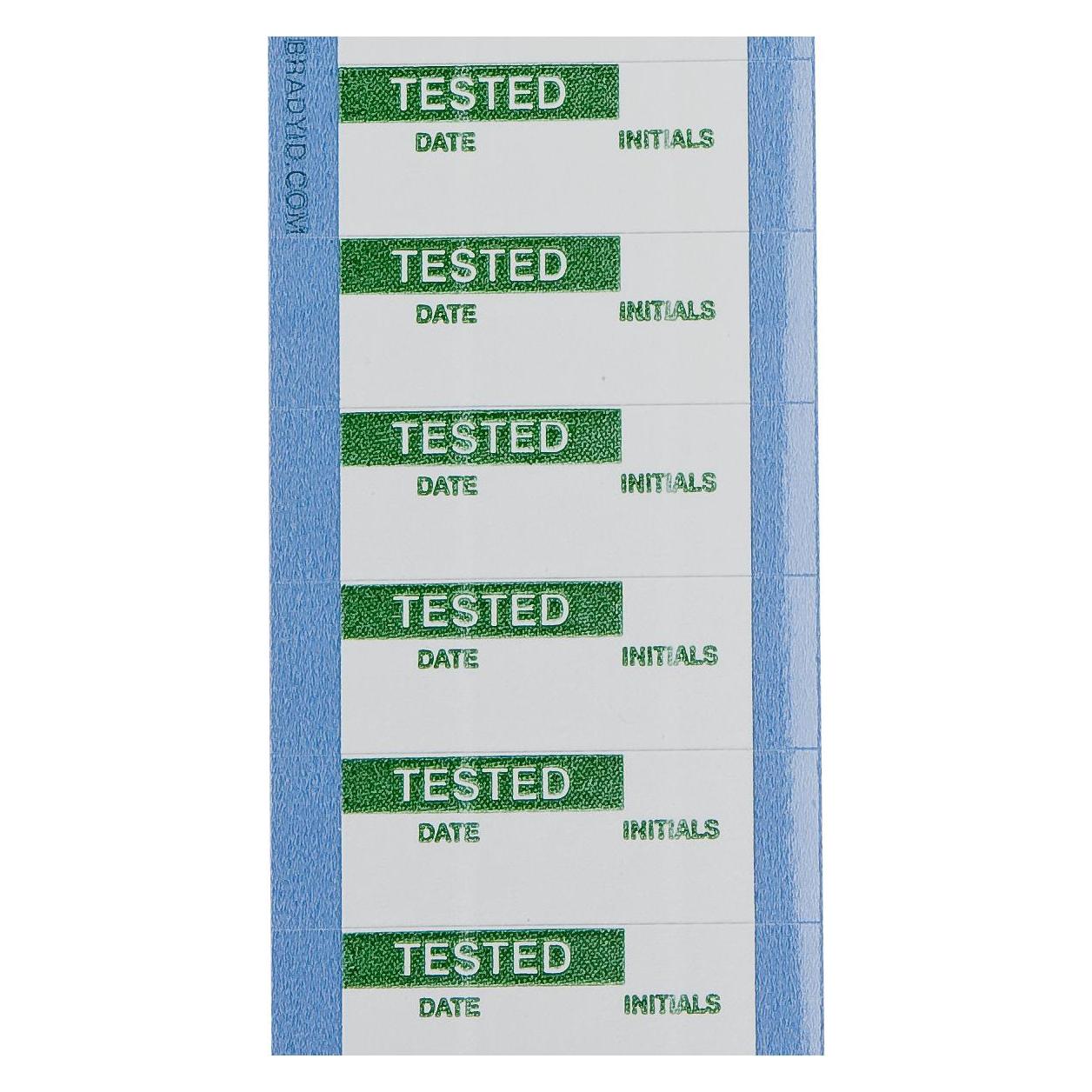 Brady B-184, WOAF-38-PK, Beschriftbare Etiketten zur Qualitätskontrolle, Aluminiumfolie, Grün auf (WOAF-38-PK)