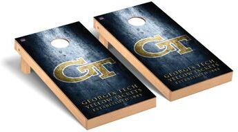 Skip's Garage Georgia Tech Yellow Jackets 2x4 Pro Cornhole Boards - V5