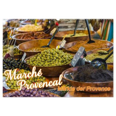 Marché Provencal - Märkte der Provence (Wandkalender 2026 DIN A2 quer), CALVENDO Monatskalender