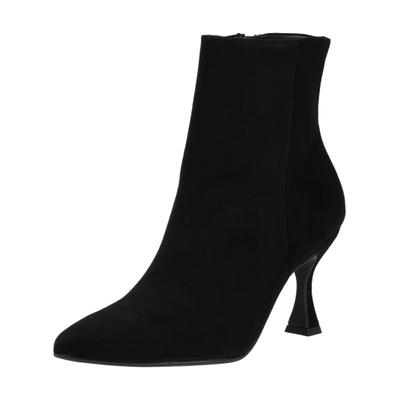 Stiefelette PAUL GREEN "Paul Green Stiefelette Veloursleder", Damen, Gr. 38, schwarz, Veloursleder, Schuhe Stiefelette
