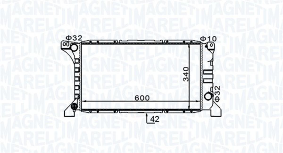Magneti Marelli Radiatore 350213154200