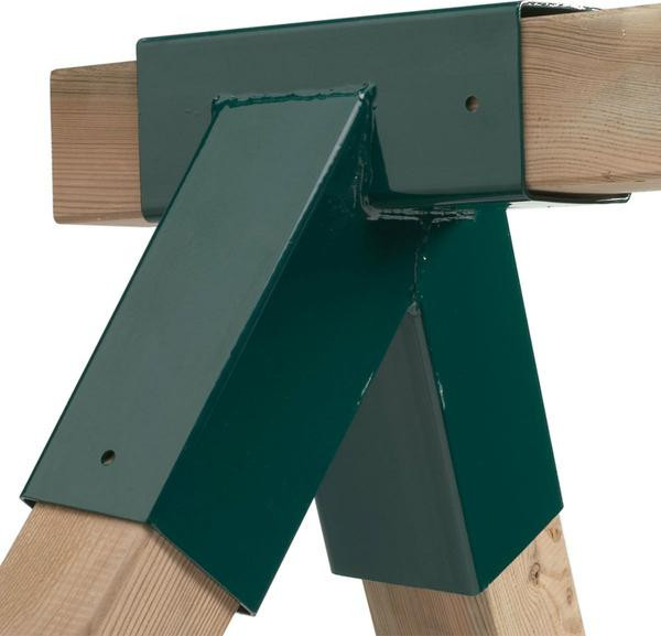 JUST FUN Set balkverbinders 90x90mm, 90 graden, inclusief wandverbinder en balkverbinder