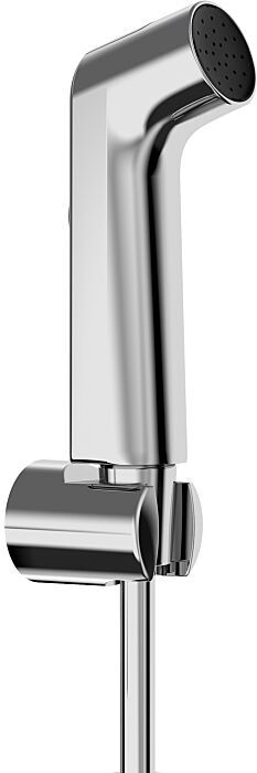 Hansgrohe Bidette Handbrause 1jet 29234000 EcoSmart, mit Duschkopfhalterung und Duschschlauch 125 cm, chrom