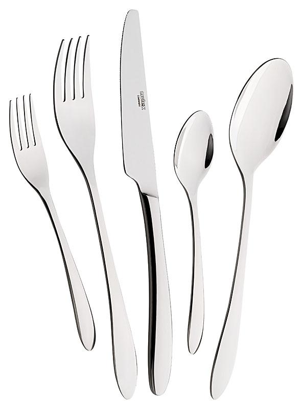 Mulex Besteck Cromirage Loretta poliert 18.10 Edelstahl 60tlg für12 Personen