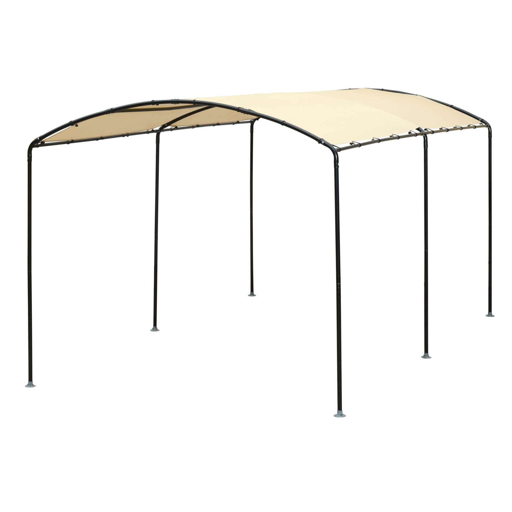 ShelterLogic Folien Carport Garage sand 490x270x240 cm