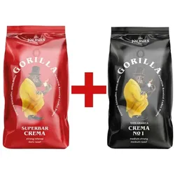 GORILLA Kaffeebohnen »Espresso Super Bar Crema« 1 kg inkl. Kaffeebohnen »Espresso Crema braun
