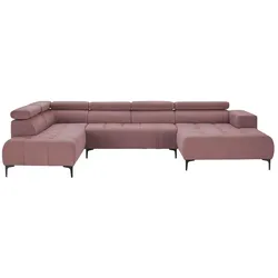 switch Wohnlandschaft  Caro ¦ rot ¦ Maße (cm): B: 350 H: 81 T: 214.0