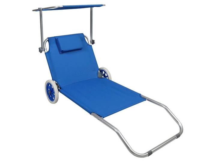 Gartenliege Blau