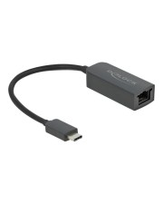 Delock Adapter USB Type-C Stecker zu 2.5 Gigabit LAN kompakt Netzwerkkarte Ethernet Typ C (66645)