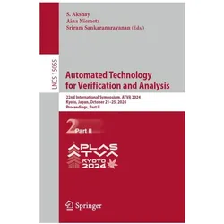 Automated Technology for Verification and Analysis, Fachbücher von Aina Niemetz, Sriram Sankaranarayanan