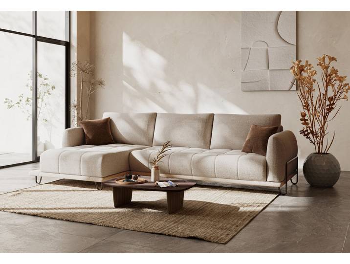 moebeloutlet.de Ecksofa Nobel Stoff Ecksofa