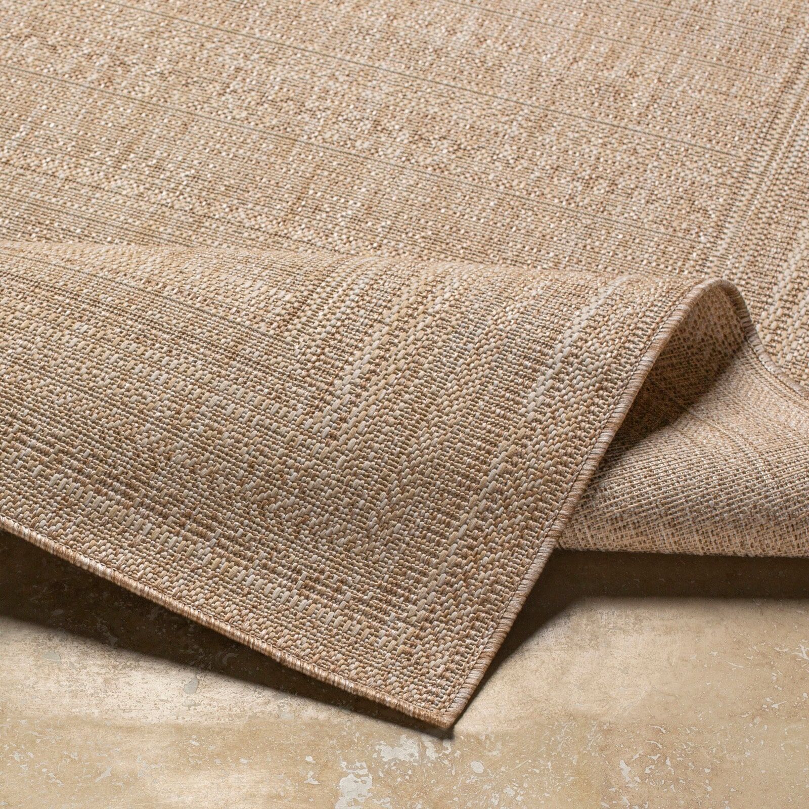 Teppich LIVABLISS "KHOY", beige, B:200cm H:4,1mm L:275cm, Polypropylen, Teppiche, Teppich beige B : 200cm 1 Stk., 4,1mm, L: 275cm