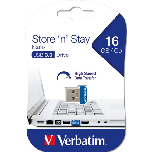 Verbatim Store n Stay Nano 16GB USB 3.0 98709