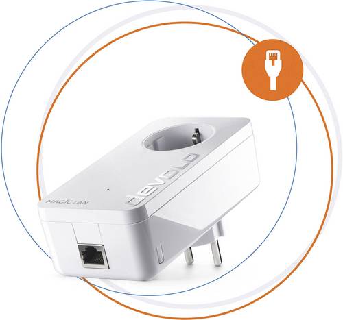 Devolo Magic 2 LAN Powerline Erweiterungsadapter 8252 EU Powerline 2400 MBit/s