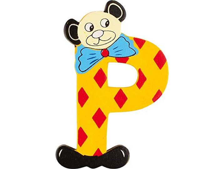 Legler houten letter beer P