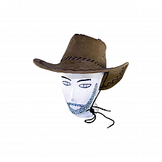 holzspielerei Cowboy-Hut - braun 302626