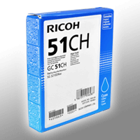Ricoh Gel Cartridge 405863 GC-51CH cyan OEM