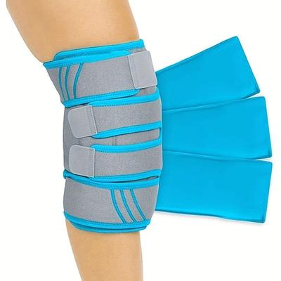Gel-Knieschoner, Kalt- und Heiß-Eis-Pads, Gel-Protektoren, Heiß-Stützgürtel geeignet bei Arthritis, Sehnenentzündung, Kreuzbandriss, Sportverletzungen, Arthrose, für Damen und Herren