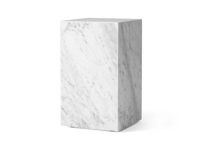 Audo Copenhagen Plinth tall Beistelltisch 30x30x51 cm White