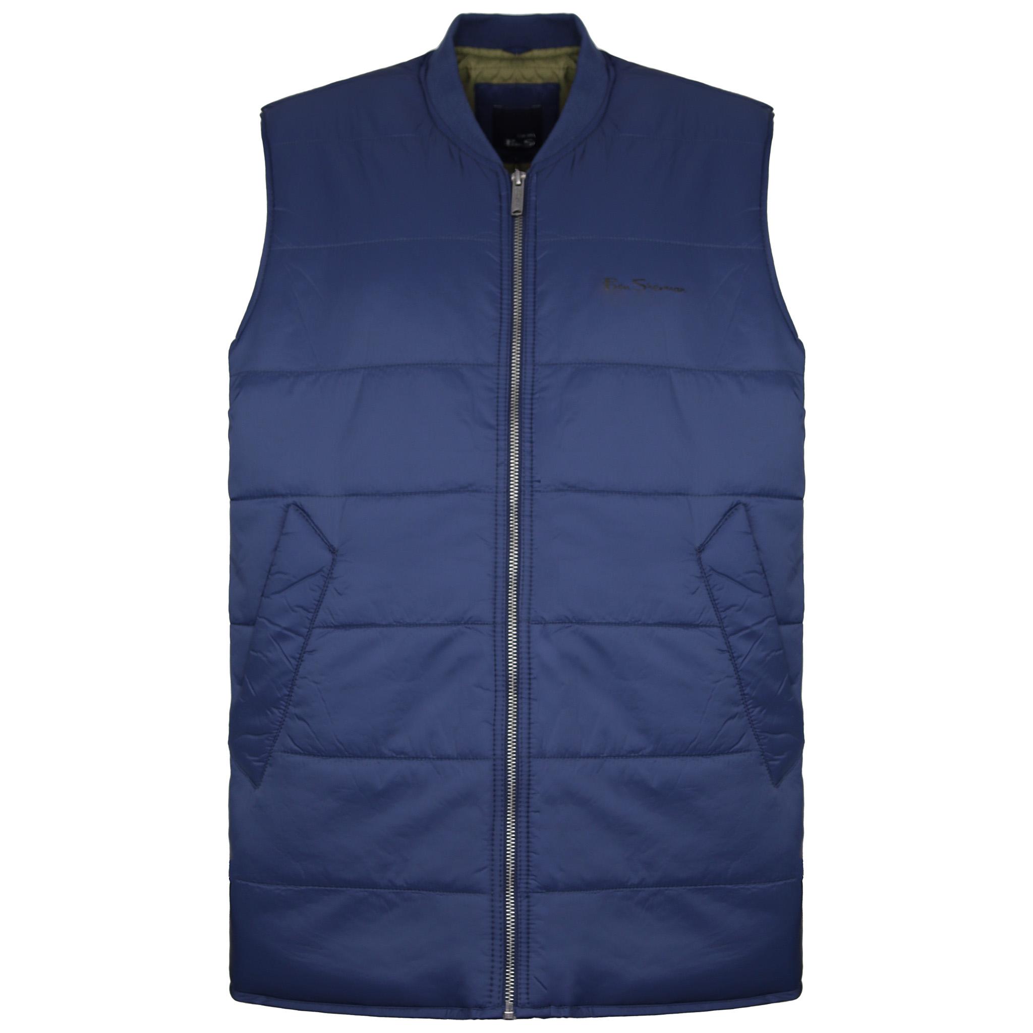 Ben Sherman sterbte Männer Navy Gilet
