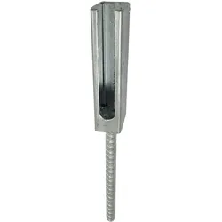 zauniversum® Zaunzubehör Montageadapter für Zaunpfosten 40mm x 60 mm