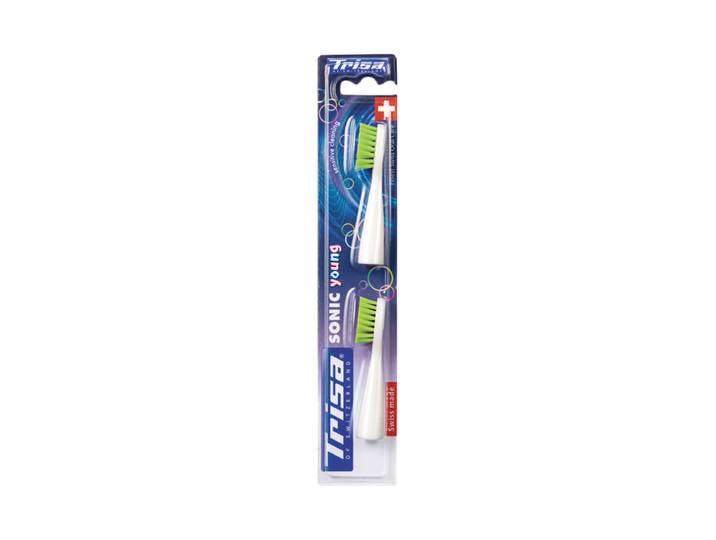 Trisa Sonic Young Pro Clean 2x Ersatzbürsten grün