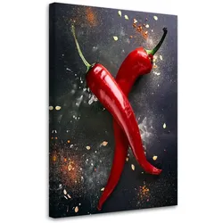WANDBILD Paprika gemüse küche