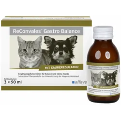 3x90 ml ReConvales Gastro Balance für Hunde & Katzen