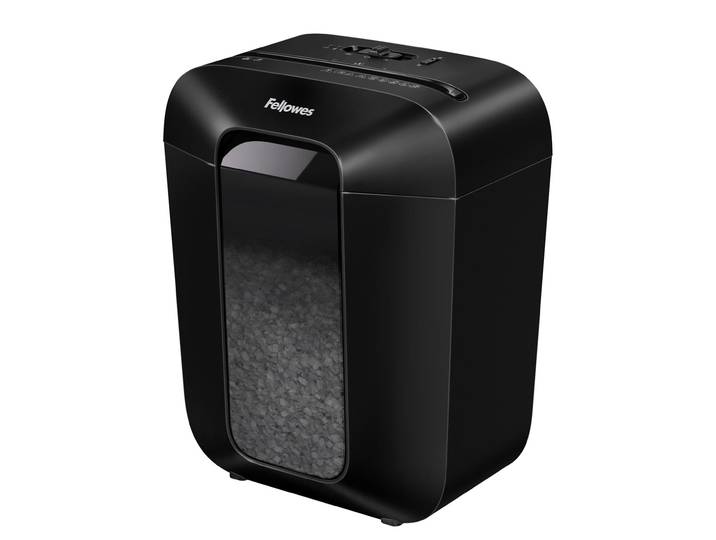 Fellowes Destructeur de documents LX41 coupe croisée DIN P4 - 8 feuilles - Corbeille 17 L