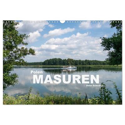 Polen - Masuren (Wandkalender 2026 DIN A3 quer), CALVENDO Monatskalender