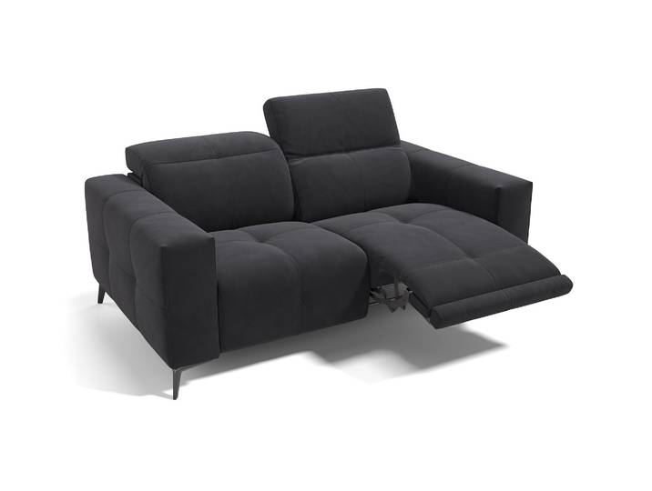 Stoffsofa MARBELLA 2-Sitzer kleine Couch Garnitur
