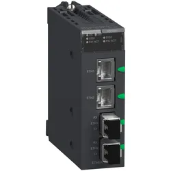 Schneider Electric BMXNRP0200C Modicon X80 Glasfaser-Konverter 2 Kanäle 100Base-TX auf FX MM/LC, Schutzlackierung