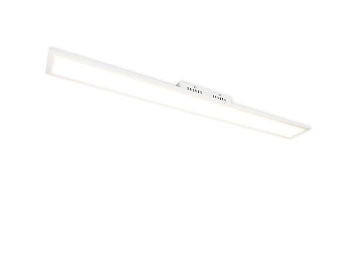 Gross - plafonnier led en métal, coloris blanc, l 120 cm