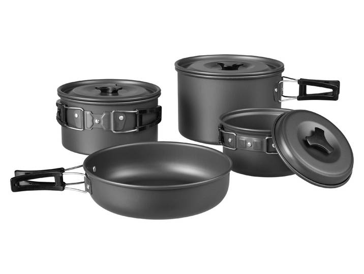 Outdoor Aluminiumpfannen-Set Cook and Go, 8-teilig