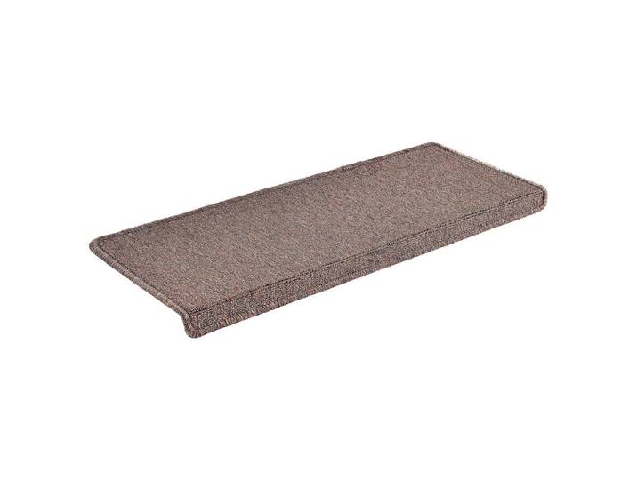 [en.casa] Stufenmatten-Set 15 Tlg., Dunkelbraun, Kunststoff, Rechteckig, 65x0.7x24 cm, für Fußbodenheizung geeignet, Teppiche & Böden, Bodenbeläge