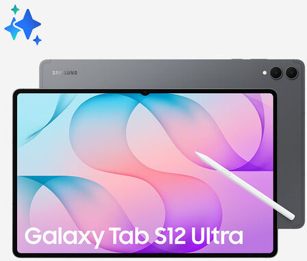 Samsung Galaxy Tab S12 Ultra, 5G, 12GB+512GB, Display 14.6'', Gray, Galaxy AI, Batteria 11.600 Mah